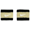 【ポイント15倍】スウッシュ リストバンド チームゴールド×ブラック 【NIKE|ナイキ】サッカーフットサルアクセサリーbn2095-055