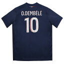 【ポイント10倍】パリサンジェルマン 24-25 ホーム 半袖レプリカユニフォーム 10.ウスマン・デンベレ 【NIKE|ナイキ】クラブチームレプリカウェアーf...
