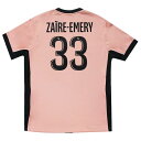【ポイント10倍】パリサンジェルマン 24-25 3rd 半袖レプリカユニフォーム 33.ザイール・エムリ 【NIKE|ナイキ】クラブチームレプリカウェアーfq...