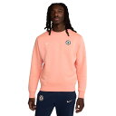 【ポイント15倍】チェルシー NSW クラブ クルー BB SE 長袖トップ アプリコットアガット 【NIKE|ナイキ】クラブチームウェアーhq1763-844
