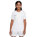 【ポイント10倍】ジュニア DF アカデミー 25 半袖トップ PD ホワイト 【NIKE|ナイキ】サッカーフットサルジュニアウェアーhj3716-100