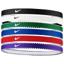 【10/20 ポイント10倍】フレックス クラシック ヘッドバンド 6本パック ゲームロイヤル×ユニバーシティーレッド 【NIKE|ナイキ】サッカーフットサルア...