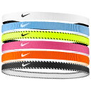 【7/17 13時59分までポイント15倍】フレックス クラシック ヘッドバンド 6本パック ボルト×ビビッドピンク 【NIKE|ナイキ】サッカーフットサルアク...