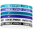 フレックス クラシック ヘッドバンド プリンテッド 6本パック ホワイト×ブラック 【NIKE|ナイキ】サッカーフットサルアクセサリーbn2006-388