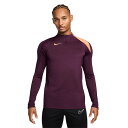 DF ストライク 長袖ドリルトップ トータル90 ボルドー 【NIKE|ナイキ】サッカーフットサルウェアーhv6403-610