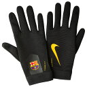 【10/20 ポイント10倍】FCバルセロナ アカデミー THERMA-FIT グローブ ブラック 【NIKE|ナイキ】クラブチーム防寒アクセサリーih1383...
