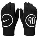 【10/20 ポイント10倍】THERMA-FIT アカデミー グローブ トータル90 ブラック 【NIKE|ナイキ】サッカーフットサル防寒アクセサリーim50...