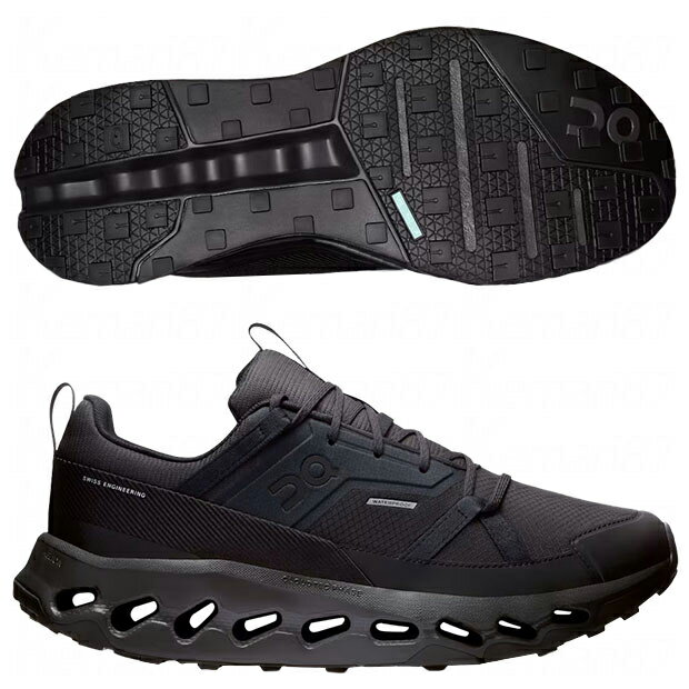 Cloudhorizon Waterproof クラウドホライズン ウォータープルーフ オン ランニング　ブラック×ブラック　【On|オン】ランニングシューズ3me10051043-blkblk