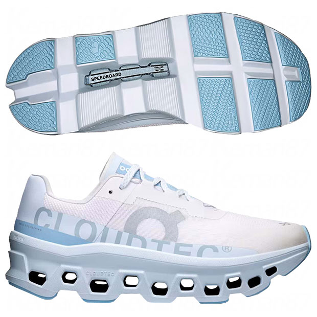 【クーポン対象】レディース Cloudmonster クラウドモンスター オン ランニング フロスト×ウォッシュ 【On|オン】ランニングシューズ6197653w-frowas