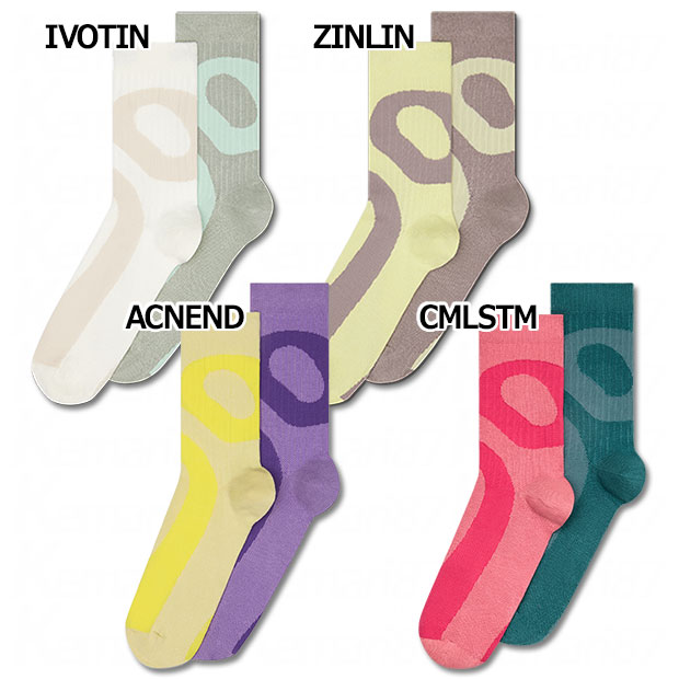 【ポイント10倍】Liquid Logo Sock High 2P リキッドロゴソックス ハイ 2パック　【On|オン】ランニングウェアー2uf1013