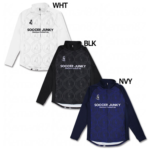 【10/30までポイント5倍】New Jeans犬+5 ストレッチフルZIPトレーニングジャケット　【SoccerJunky|サッカージャンキー】サッカーフットサルウェアー23aad36