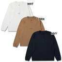 【ポイント15倍】メンズ 長袖クォータージップアップ M'S LONG SLEEVE QUARTER ZIP-UP 【GOALSTUDIO | ゴールスタジオ】...