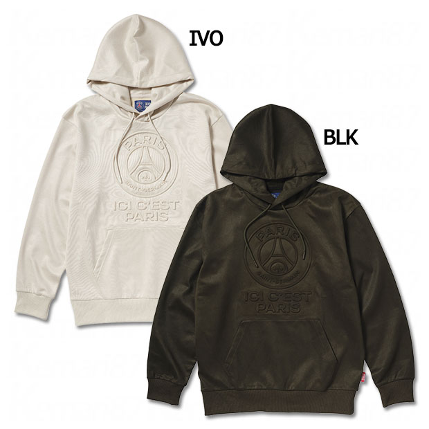 パリサンジェルマン ポリスエード エンボスロゴ フーディ 【Fanatics|ファナティクス】クラブチームウェアーps0625fw0001
