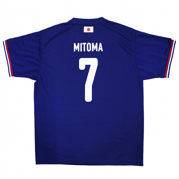 乐天商城 - サッカー日本代表 2026 プレーヤーズ半袖Tシャツ　7.三笘薫　サッカー日本代表ウェアーjo-644