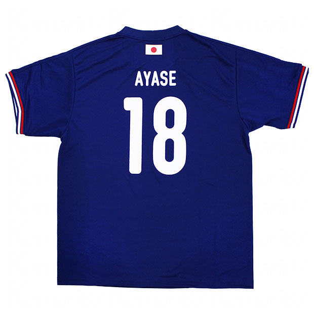 乐天商城 - サッカー日本代表 2026 プレーヤーズ半袖Tシャツ　18.上田綺世　サッカー日本代表ウェアーjo-653