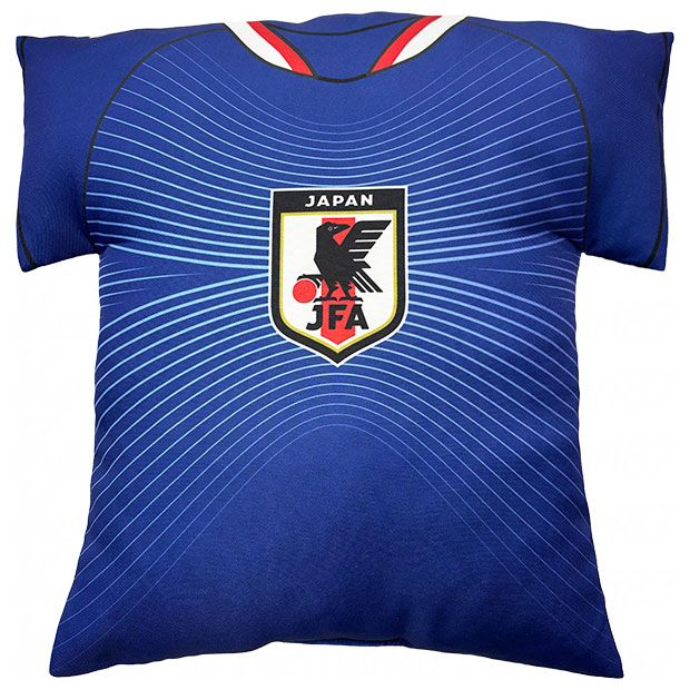 乐天商城 - サッカー日本代表 ユニフォーム型クッション　サッカー日本代表アクセサリーjo-722