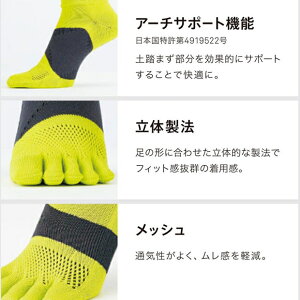 レーシングラン5本指ソックスM-Lサイズ【TABIOSPORTS|タビオスポーツ】サッカーフットサルソックス072120037-8