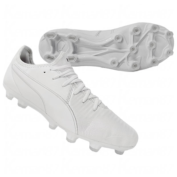 信頼 プーマキング プロ Hg プーマホワイト Puma プーマ サッカースパイク 02 Kemari87店 Www Pohjoo Com Sg