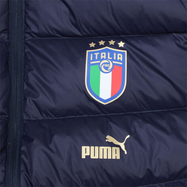 イタリア代表 FIGC CASUALS ダウンベスト　【PUMA|プーマ】ナショナルチームウェアー767106