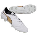【ポイント10倍】プーマキング ミライ プロ KB HG/AG プーマホワイト×プーマブラック 【PUMA|プーマ】サッカースパイク107578-01