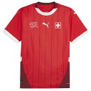 【ポイント10倍】スイス代表 2024 ホーム 半袖レプリカユニフォーム 【PUMA|プーマ】ナショナルチームレプリカウェアー773956-01