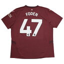 【ポイント10倍】マンチェスターシティ 24-25 3rd 半袖レプリカユニフォーム 47.フィル・フォーデン 【PUMA|プーマ】クラブチームレプリカウェアー...