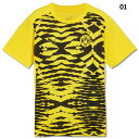 【5/15までポイント10倍】ジュニア ドルトムント プレマッチ半袖シャツ 【PUMA|プーマ】クラブチームウェアー777603