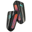 【ポイント15倍】NJR ウルトラ ライト ストラップ シンガード オレンジポピー 【PUMA|プーマ】サッカーレガース030993-01