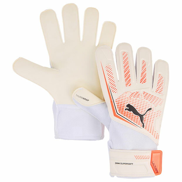 【12/4 20時よりポイント10倍】ウルトラ プレイ RC プーマホワイト 【PUMA|プーマ】ゴールキーパーグローブ041952-06
