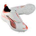 【10/20 ポイント10倍】ジュニア ウルトラ 5 プレイ TT V JR プーマホワイト 【PUMA|プーマ】サッカーフットサルジュニアトレーニングシューズ...