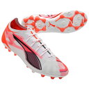 【5/15までポイント10倍】ウルトラ 5 アルティメット MG プーマホワイト 【PUMA|プーマ】サッカースパイク108342-01