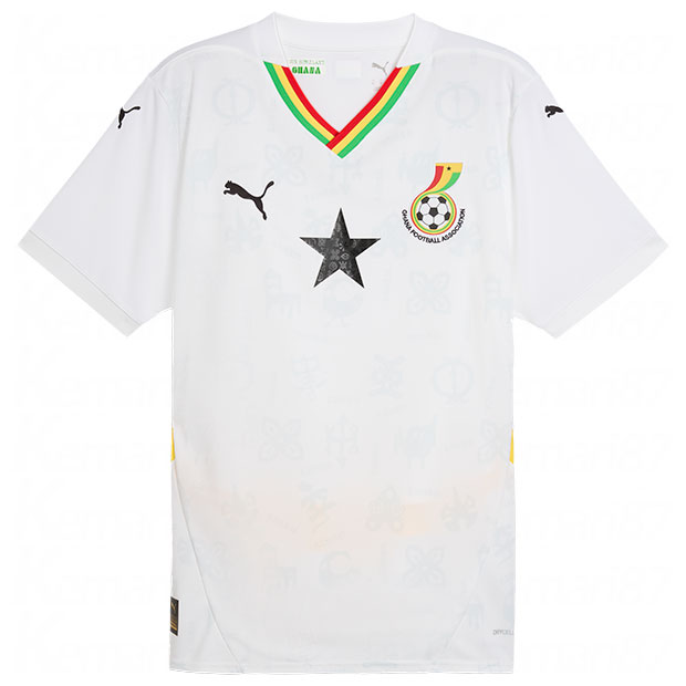 【12/4 20時よりポイント15倍】ガーナ代表 2025 ホーム 半袖レプリカユニフォーム 【PUMA|プーマ】ナショナルチームレプリカウェアー777192-...