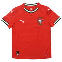 【ポイント15倍】ジュニア ポルトガル代表 2025 ホーム 半袖レプリカユニフォーム 【PUMA|プーマ】ナショナルチームレプリカウェアー779193-01