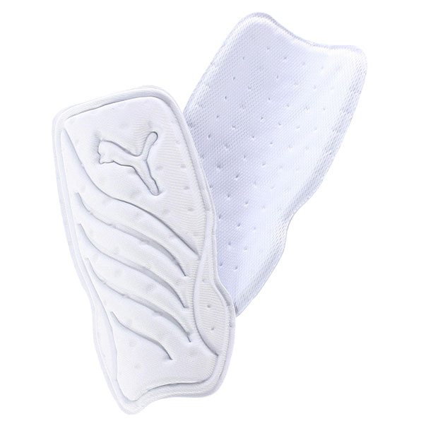 【11/20-11/26 ポイント15倍】パワーキャット ライト IND シンガード プーマホワイト 【PUMA|プーマ】サッカーレガース030647-02