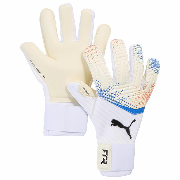 【12/4 20時よりポイント10倍】フューチャー プロ ハイブリッド プーマホワイト 【PUMA|プーマ】ゴールキーパーグローブ042065-11