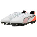 【ポイント10倍】プーマキング マッチ ワイド HG/AG プーマホワイト 【PUMA|プーマ】サッカースパイク108833-01