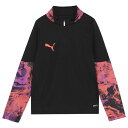 【ポイント10倍】ジュニア INDIVIDUALCUP 1/4 ジップトップ プーマブラック 【PUMA|プーマ】サッカーフットサルジュニアウェアー660189...