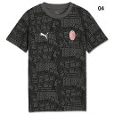 【ポイント15倍】ジュニア ACミラン FTBLCULTURE AOP 半袖Tシャツ 【PUMA|プーマ】クラブチームウェアー782602