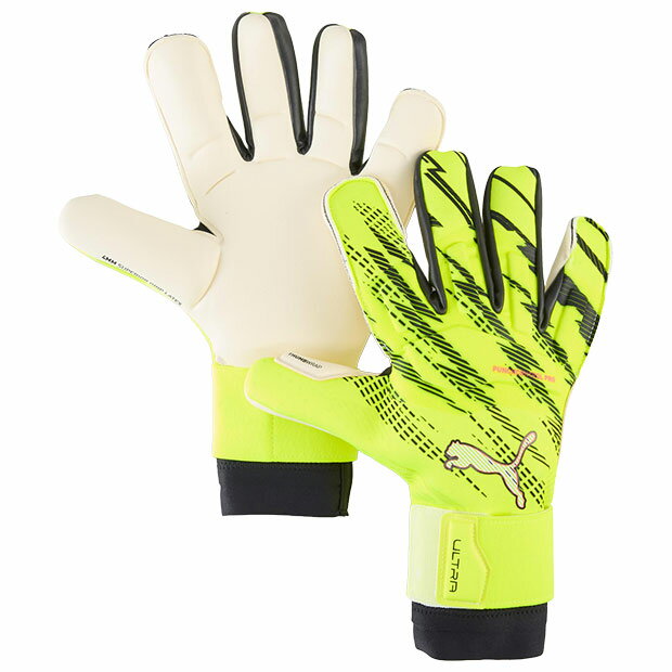 【12/4 20時よりポイント15倍】ウルトラ アルティメット ハイブリッド イエローアラート 【PUMA|プーマ】ゴールキーパーグローブ042081-11