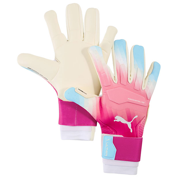 【12/4 20時よりポイント15倍】ウルトラ アルティメット RE-CHARGE ハイブリッド サンセットピンク×ヒーローブルー 【PUMA|プーマ】ゴールキ...