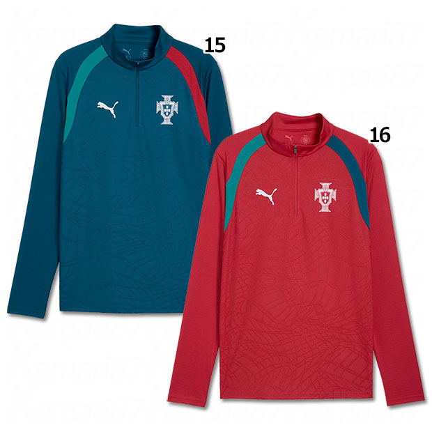 Jacket - 【5/1 ポイント5倍】ポルトガル代表 TR 1/4 ジップトップ　【PUMA|プーマ】ナショナルチームウェアー784772