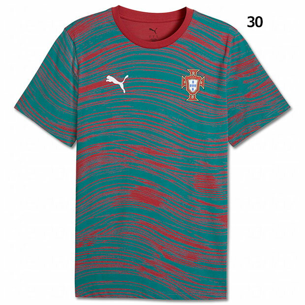 乐天商城 - 【5/16 AM1時59分までポイント10倍】ポルトガル代表 FTBLCULTURE AOP 半袖Tシャツ　【PUMA|プーマ】ナショナルチームウェアー784820