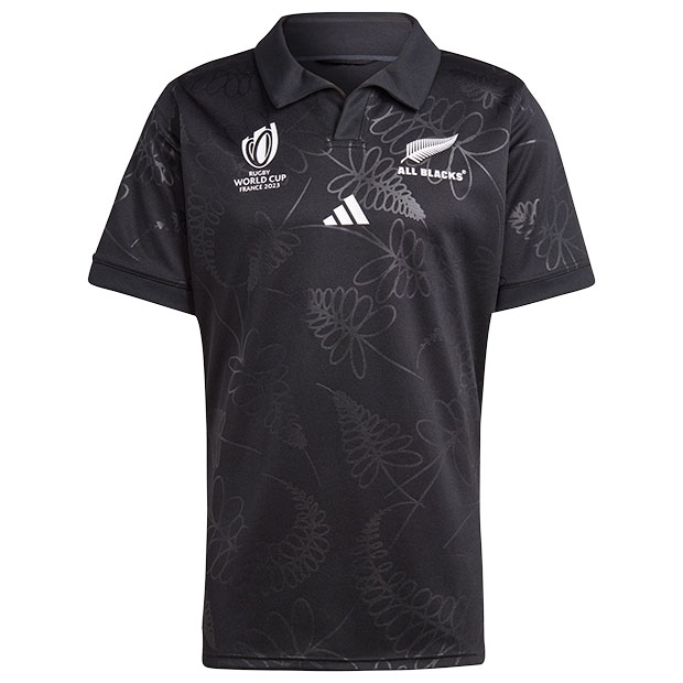 ラグビーニュージーランド代表 オールブラックス 2023 RWC ホーム 半袖レプリカユニフォーム　【adidas|アディダス】ラグビーナショナルチームレプリカウェアーdcf10-hz9776