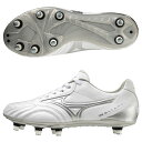 ワイタンギ PS ホワイト×シルバー 【MIZUNO|ミズノ】ラグビースパイクr1ga230003