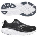 【ポイント15倍】GUIDE 18 ガイド 18 ブラック×ホワイト 【Saucony|サッカニー】ランニングシューズs20999-100