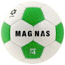 【ポイント15倍】MAGNAS JR 土用 ホワイト×グリーン 【SFIDA|スフィーダ】サッカーボール4号球sb-25mn03-whtgrn