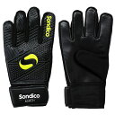 【ポイント10倍】マッチ GKグローブ ブラック×イエロー 【Sondico|ソンディコ】サッカーフットサルゴールキーパーグローブ25-832010-40