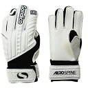 【ポイント10倍】ジュニア エアロスパイン GKグローブ ホワイト 【Sondico|ソンディコ】サッカーフットサルゴールキーパーグローブ25-832031-0...