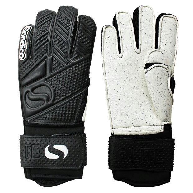 【12/4 20時よりポイント10倍】エアロライト GKグローブ ブラック 【Sondico|ソンディコ】サッカーフットサルゴールキーパーグローブ25-8320...