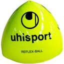 【ポイント15倍】リフレックスボール フローイエロー×ブラック 【Uhlsport|ウールシュポルト】サッカーフットサルトレーニングボール1001778-01